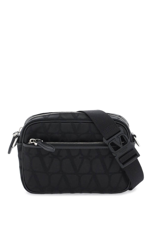 Valentino Garavani black iconographe crossbody bag