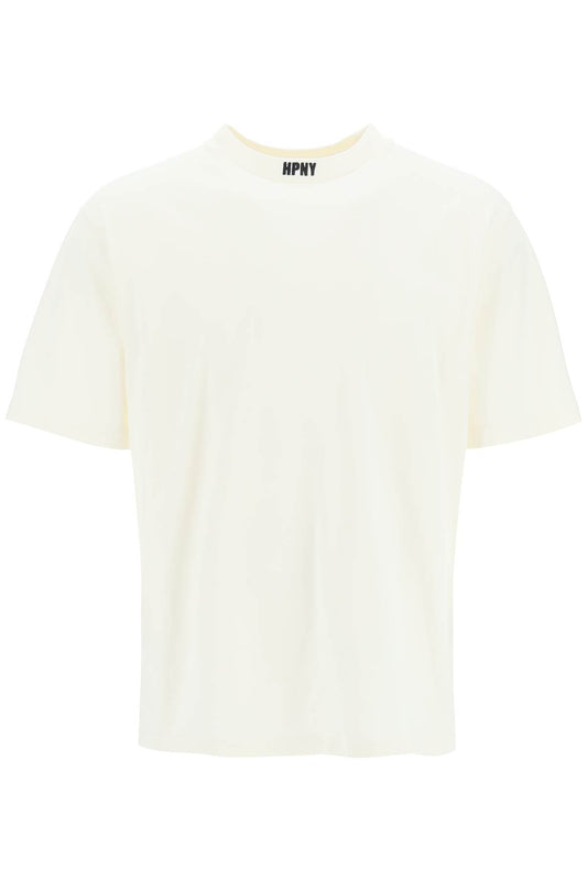 Heron Preston Hpny Embroidered T Shirt   Bianco