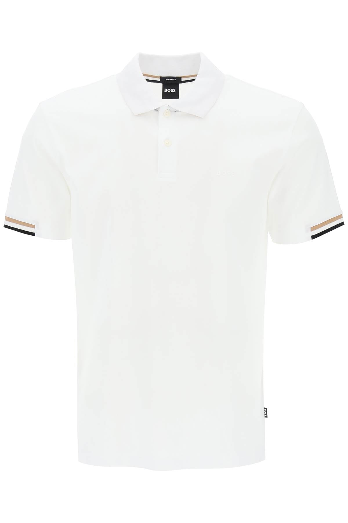 Boss parlay polo shirt with stripe detail - VivaceVenus