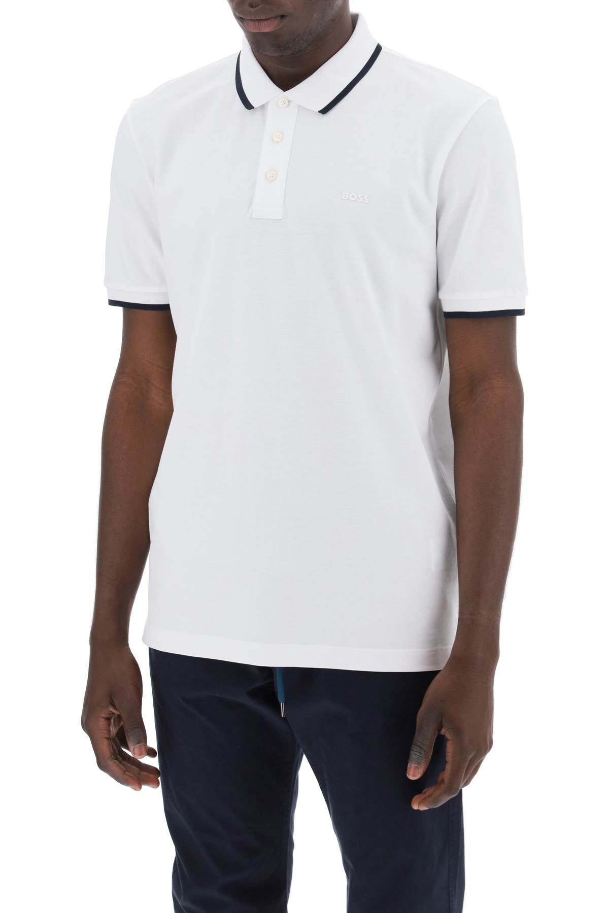 Boss polo shirt with contrasting edges - VivaceVenus