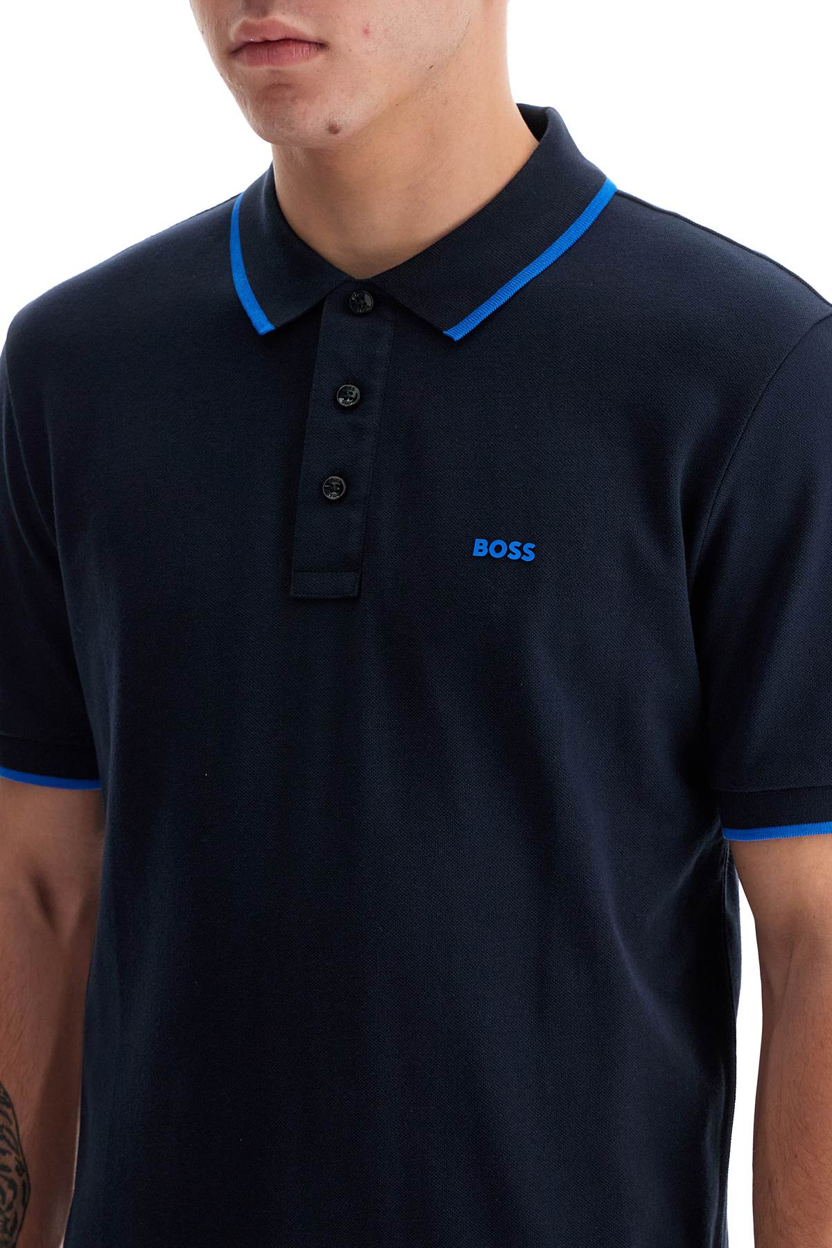 Boss "contrast trim parlay polo shirt - VivaceVenus