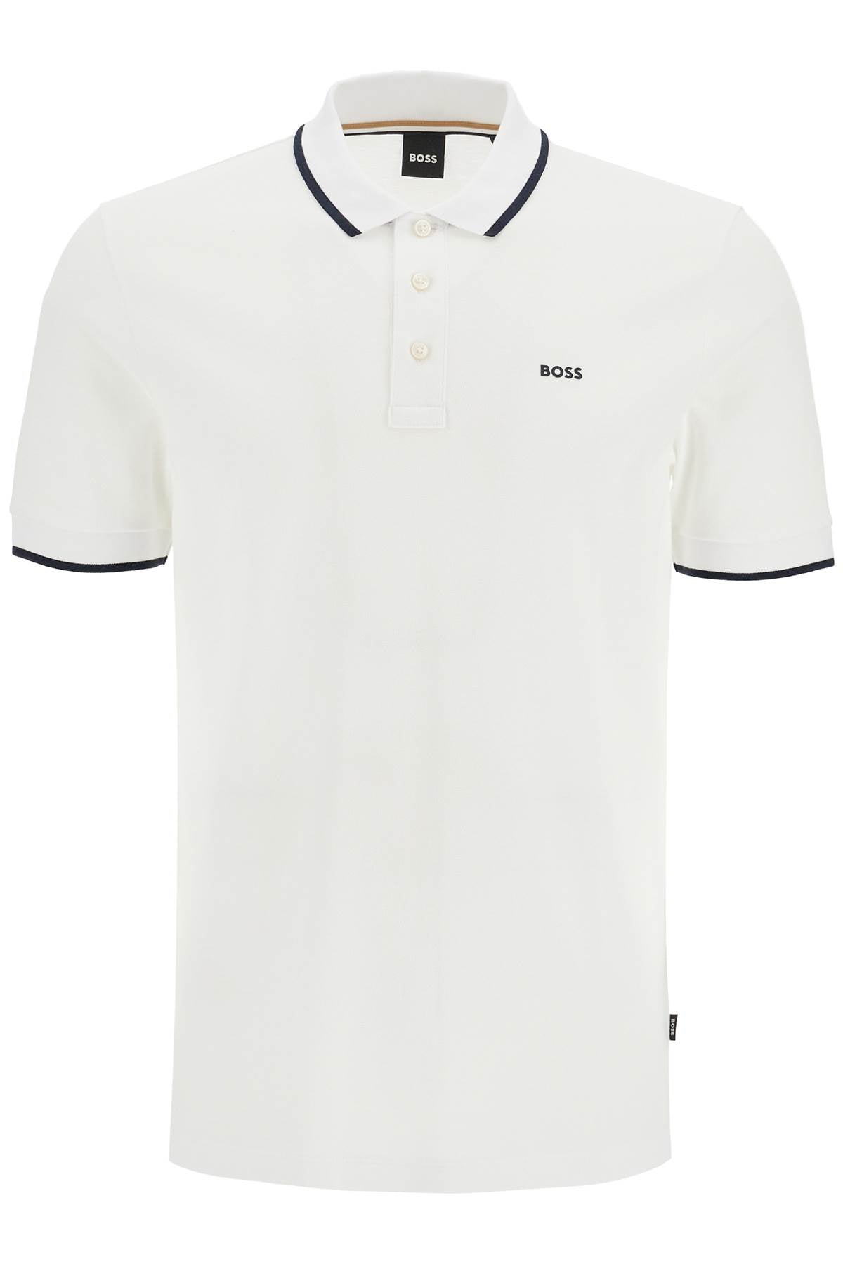 Boss parlay polo shirt with contrast trims - VivaceVenus