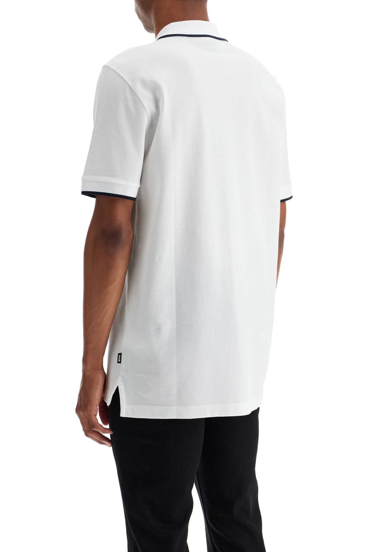 Boss parlay polo shirt with contrast trims - VivaceVenus