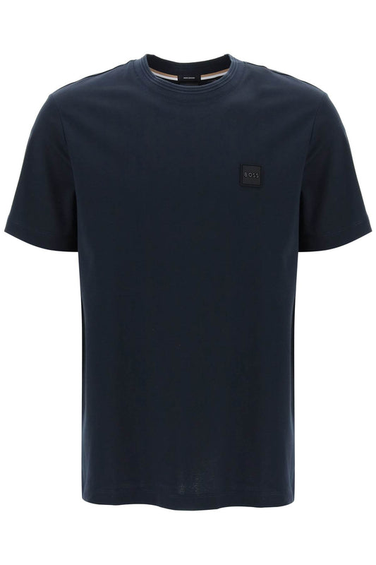 Boss regular fit t-shirt with patch design