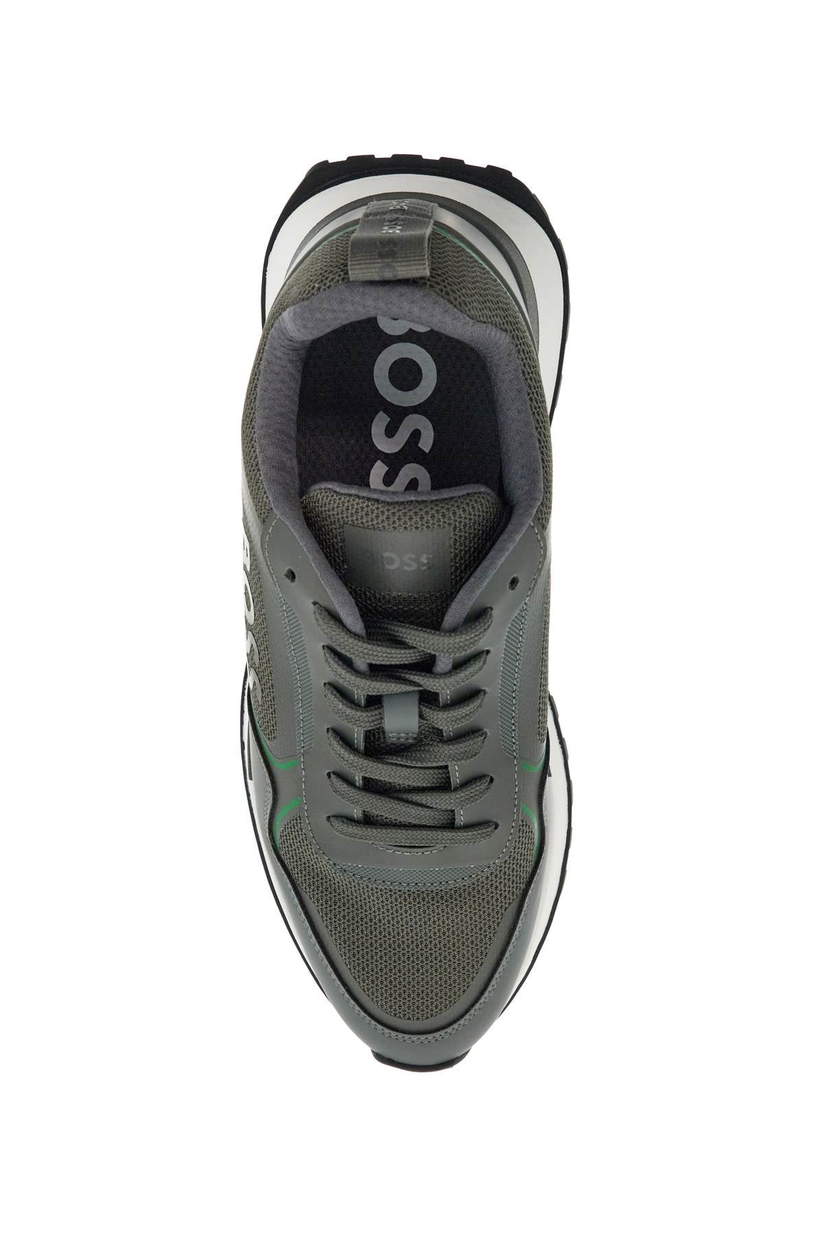 Boss sneakers jonah runn merbl dark gray breathable non-slip sole