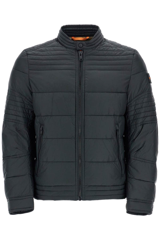 Boss black high collar down jacket regular fit