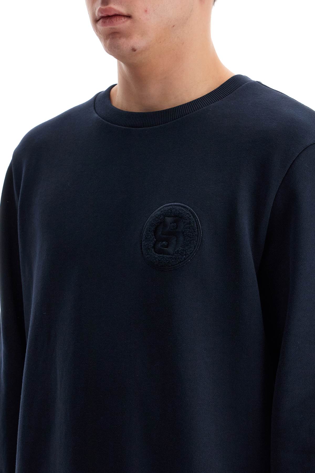 Boss crewneck sweatshirt with double mon - VivaceVenus