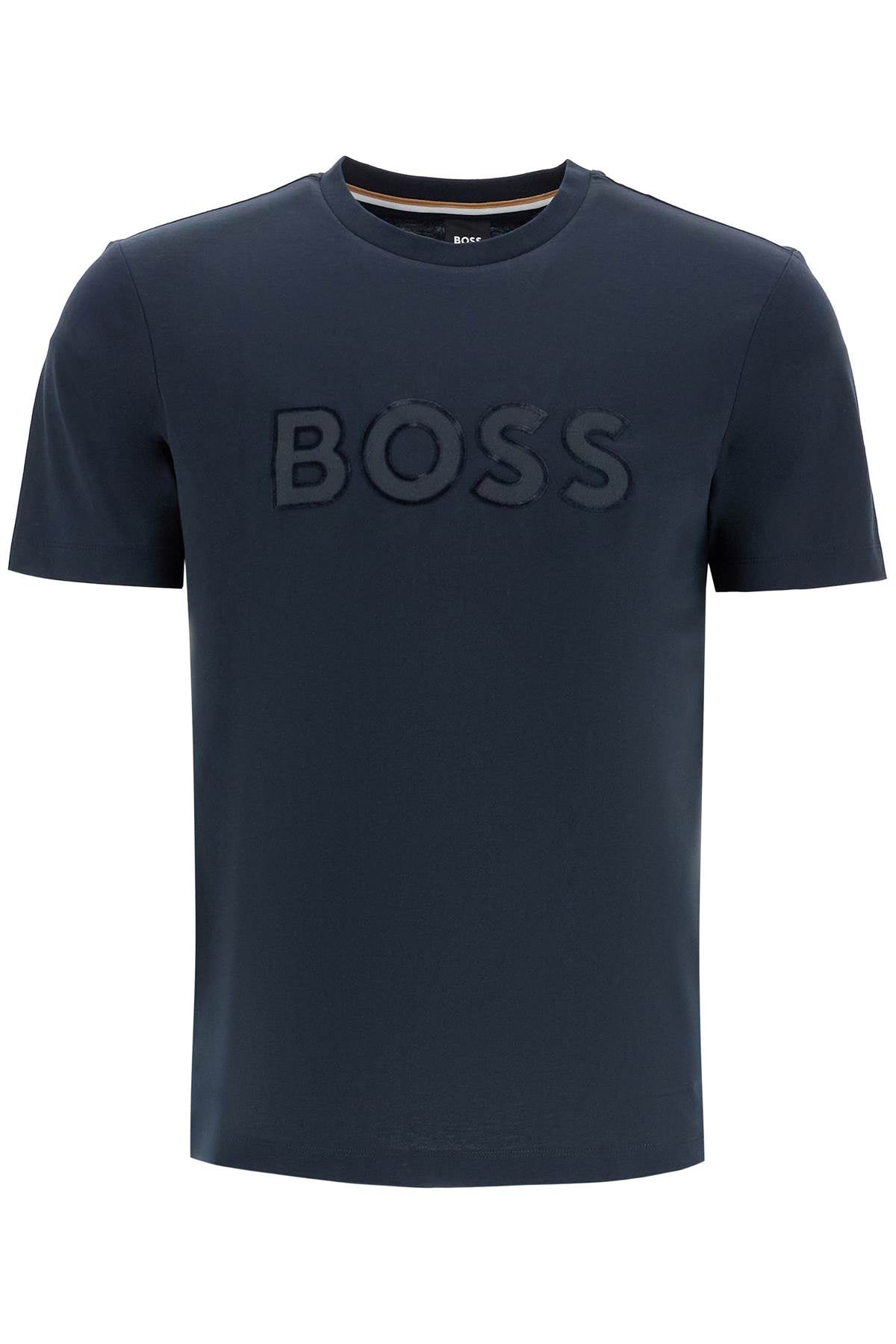 Boss t-shirt with patch logo design - VivaceVenus