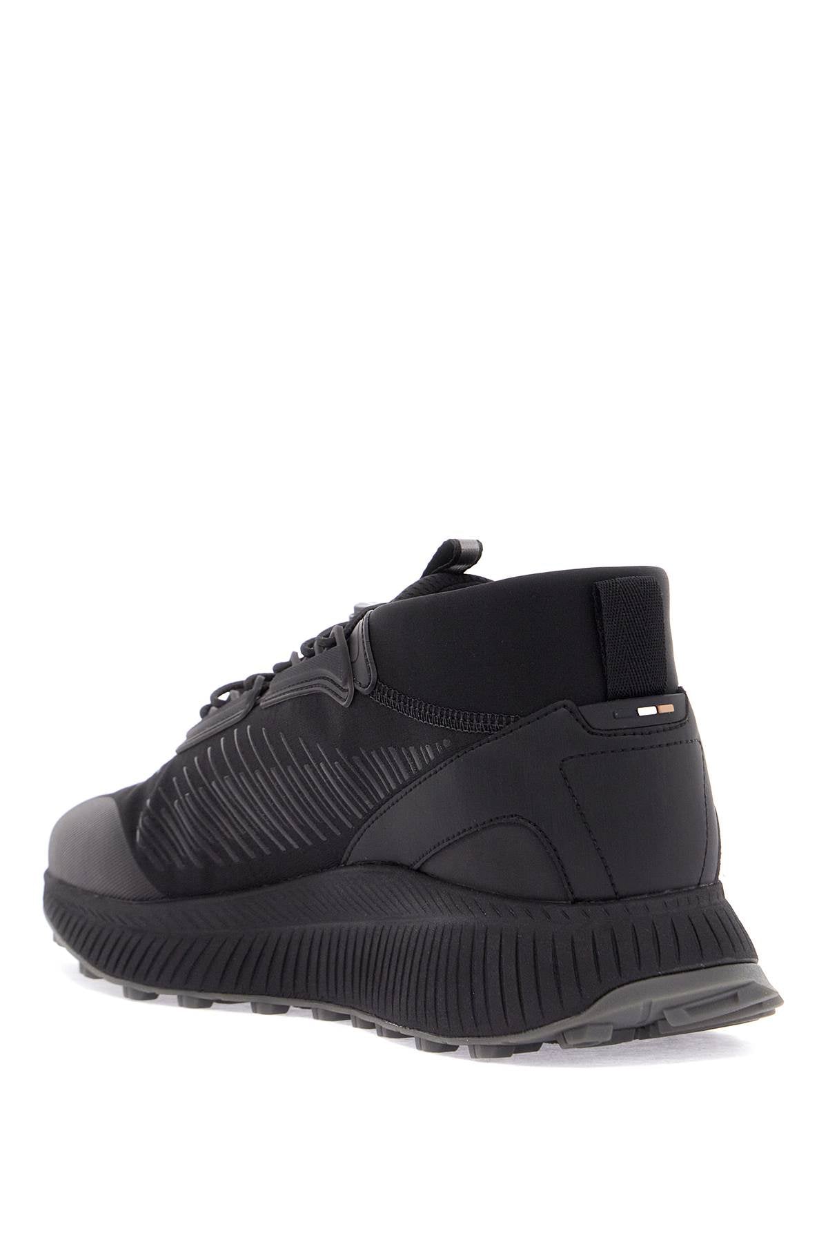 Boss black gore-tex waterproof sneakers with non-slip sole