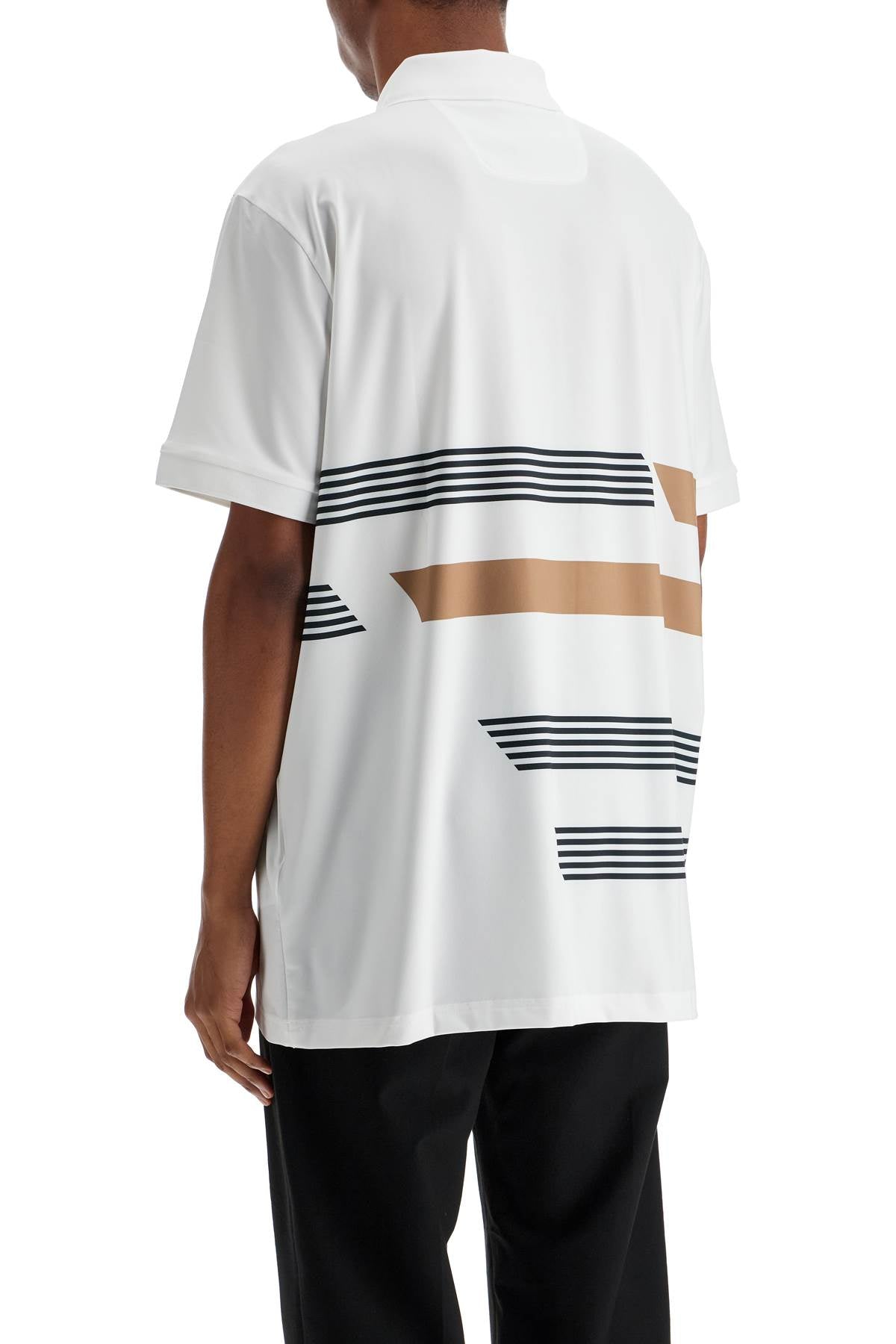 Boss printed stretch jersey polo shirt - VivaceVenus