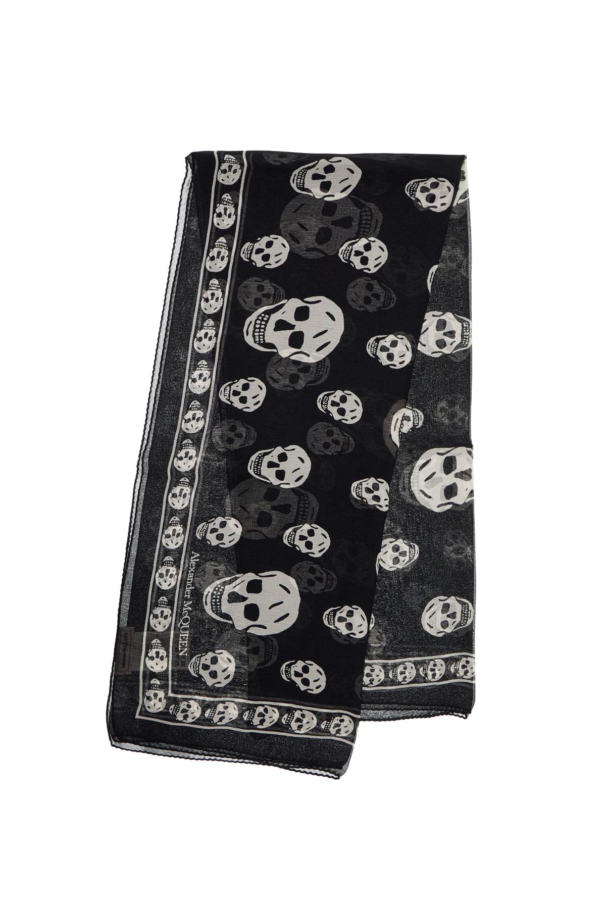 Alexander Mcqueen silk skull scarf - VivaceVenus