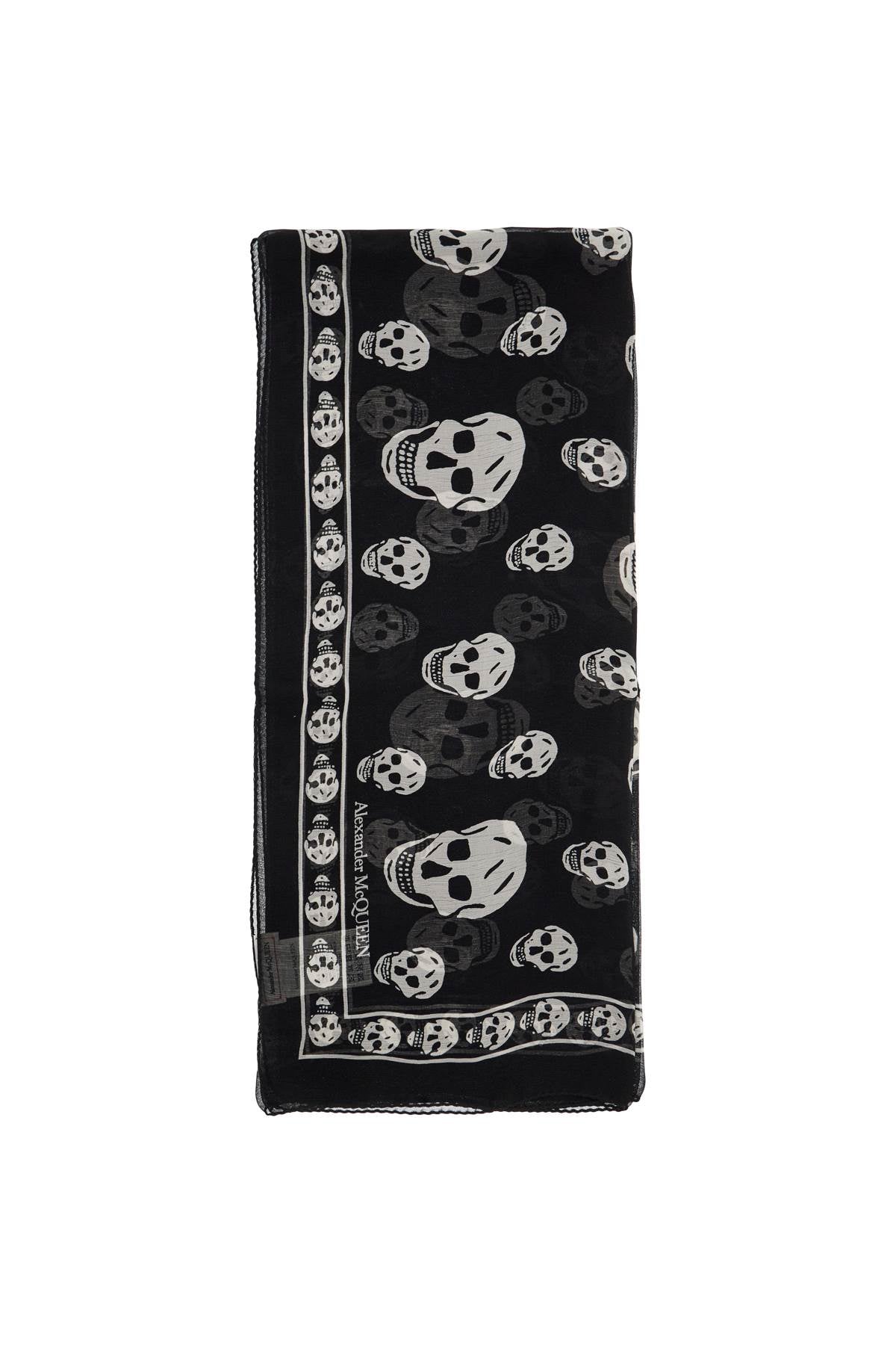 Alexander Mcqueen silk skull scarf - VivaceVenus