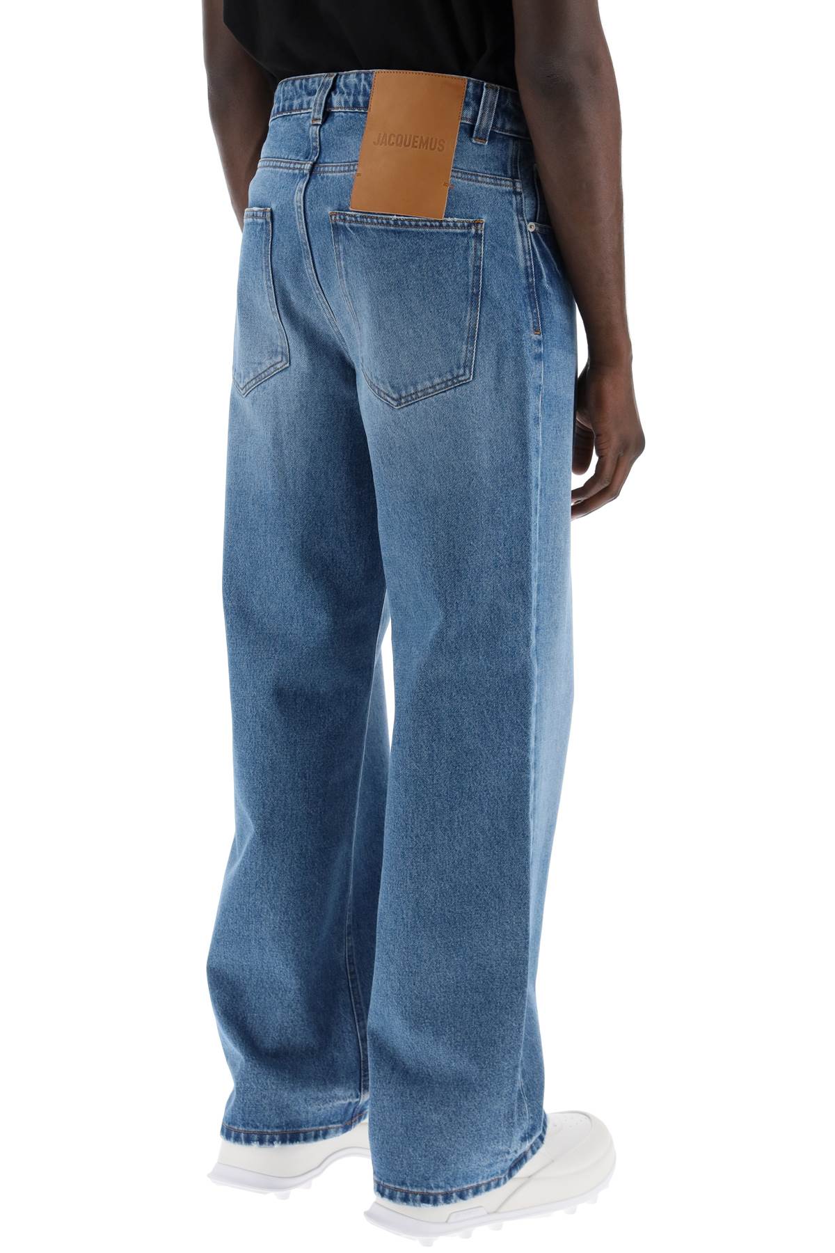 Jacquemus Large Denim Jeans From Nimes   Blue