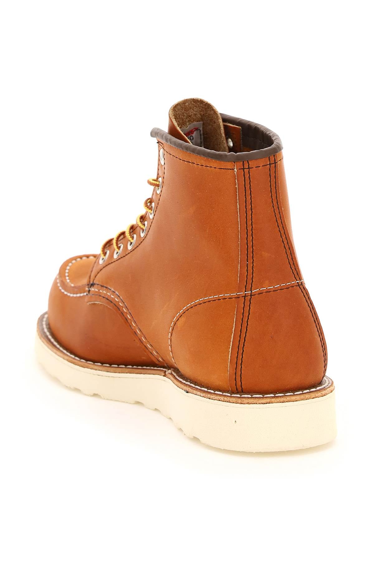 Red Wing Shoes Classic Moc Ankle Boots   Brown