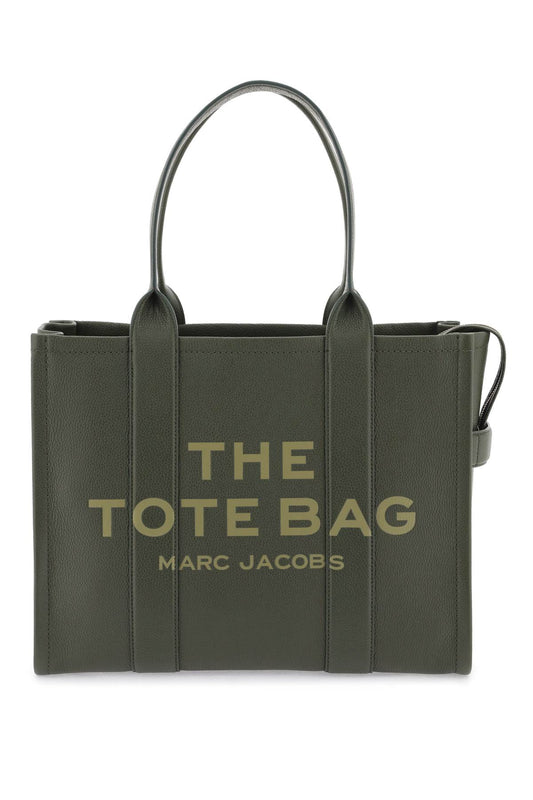 Marc Jacobs The Leather Large Tote Bag   Green