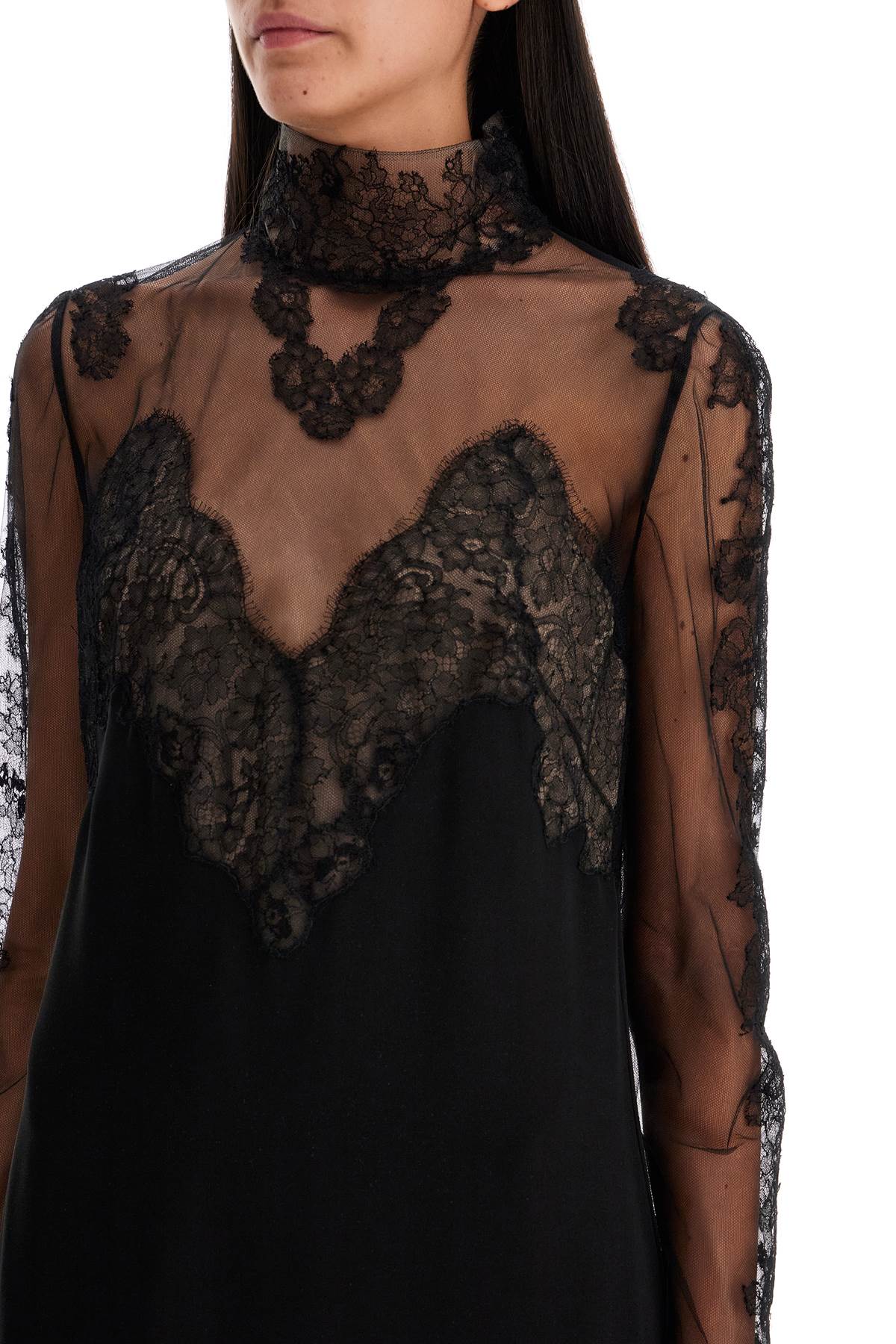 Valentino Garavani silk and lace dress - VivaceVenus