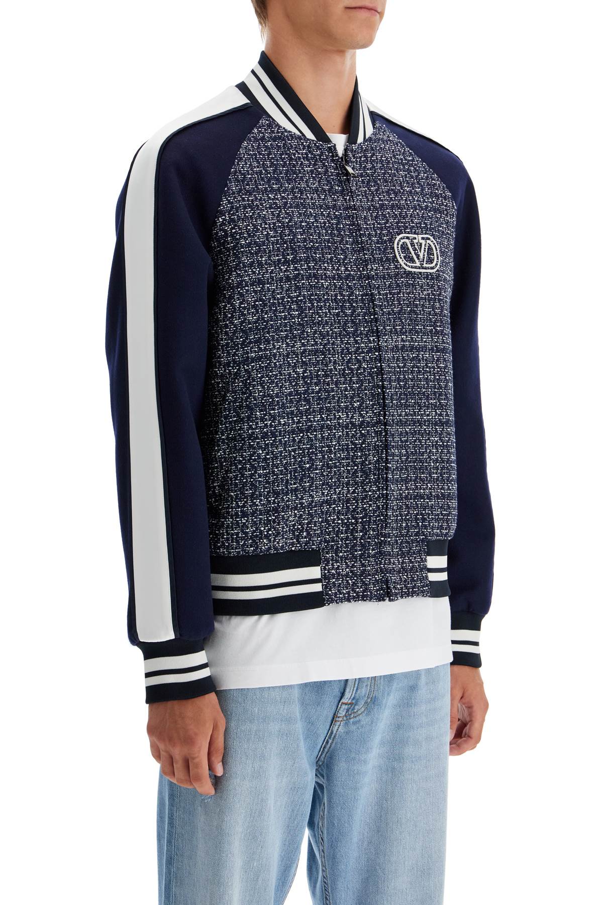 Valentino Garavani tweed bomber jacket for - VivaceVenus