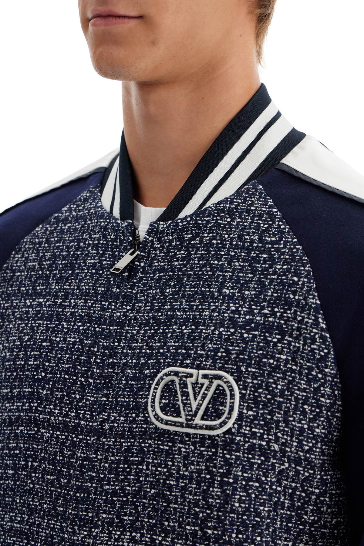 Valentino Garavani tweed bomber jacket for - VivaceVenus