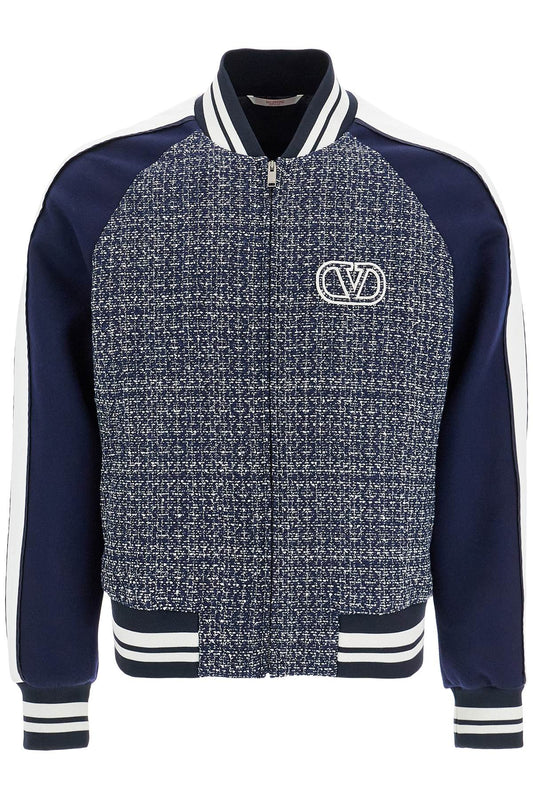 Valentino Garavani tweed bomber jacket for - VivaceVenus