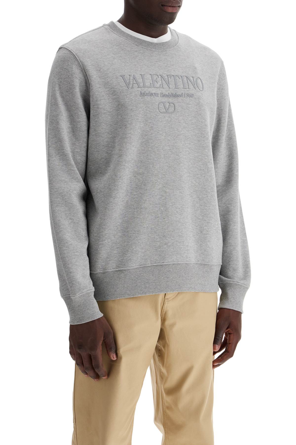 Valentino Garavani crewneck sweatshirt with logo - VivaceVenus