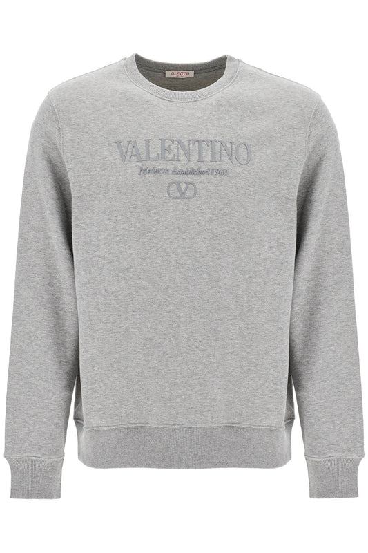 Valentino Garavani crewneck sweatshirt with logo - VivaceVenus