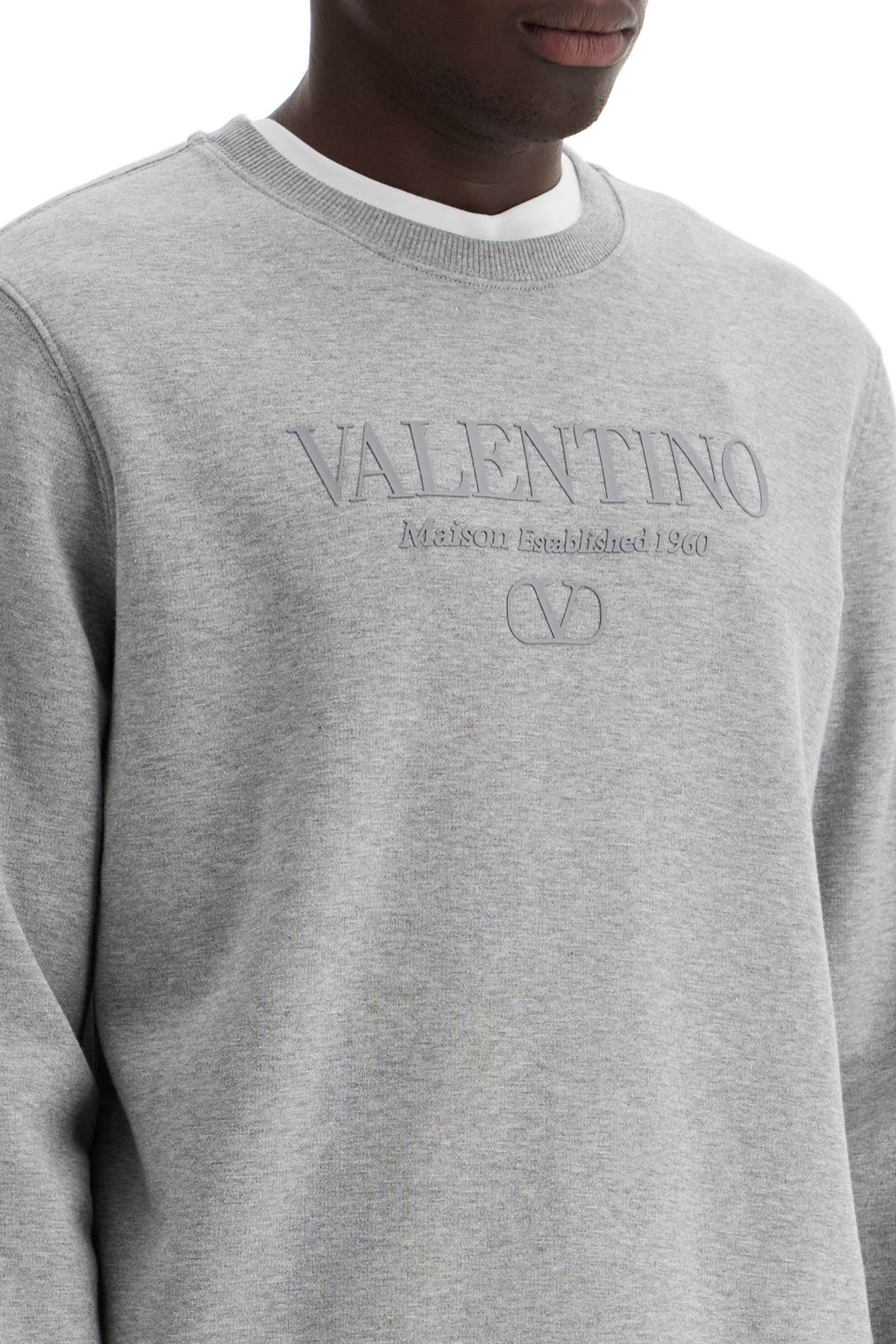 Valentino Garavani crewneck sweatshirt with logo - VivaceVenus