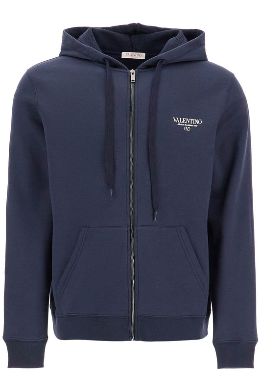 Valentino Garavani "full zip sweatshirt with logo print - VivaceVenus