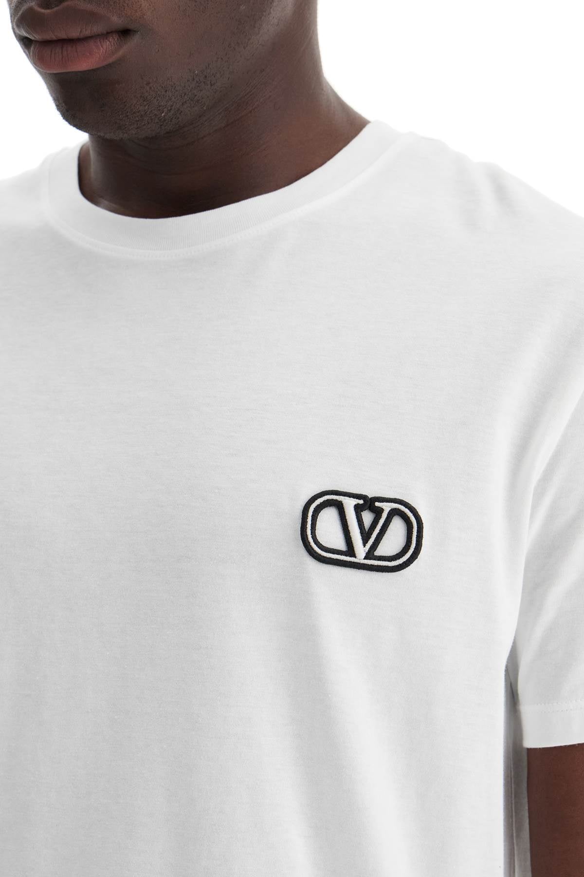 Valentino Garavani t-shirt with vlogo signature patch - VivaceVenus