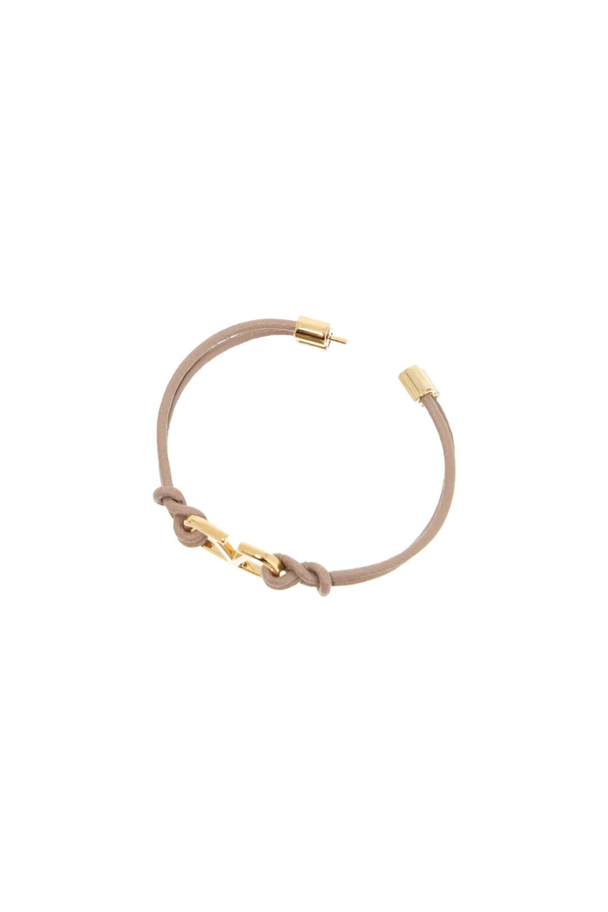 Valentino Garavani leather vlogo signature bracelet - VivaceVenus