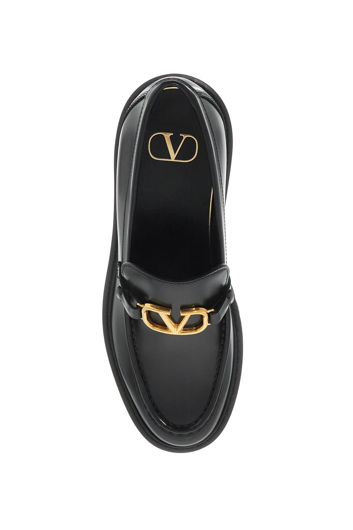 Valentino Garavani glossy leather vlogo signature loaf - VivaceVenus