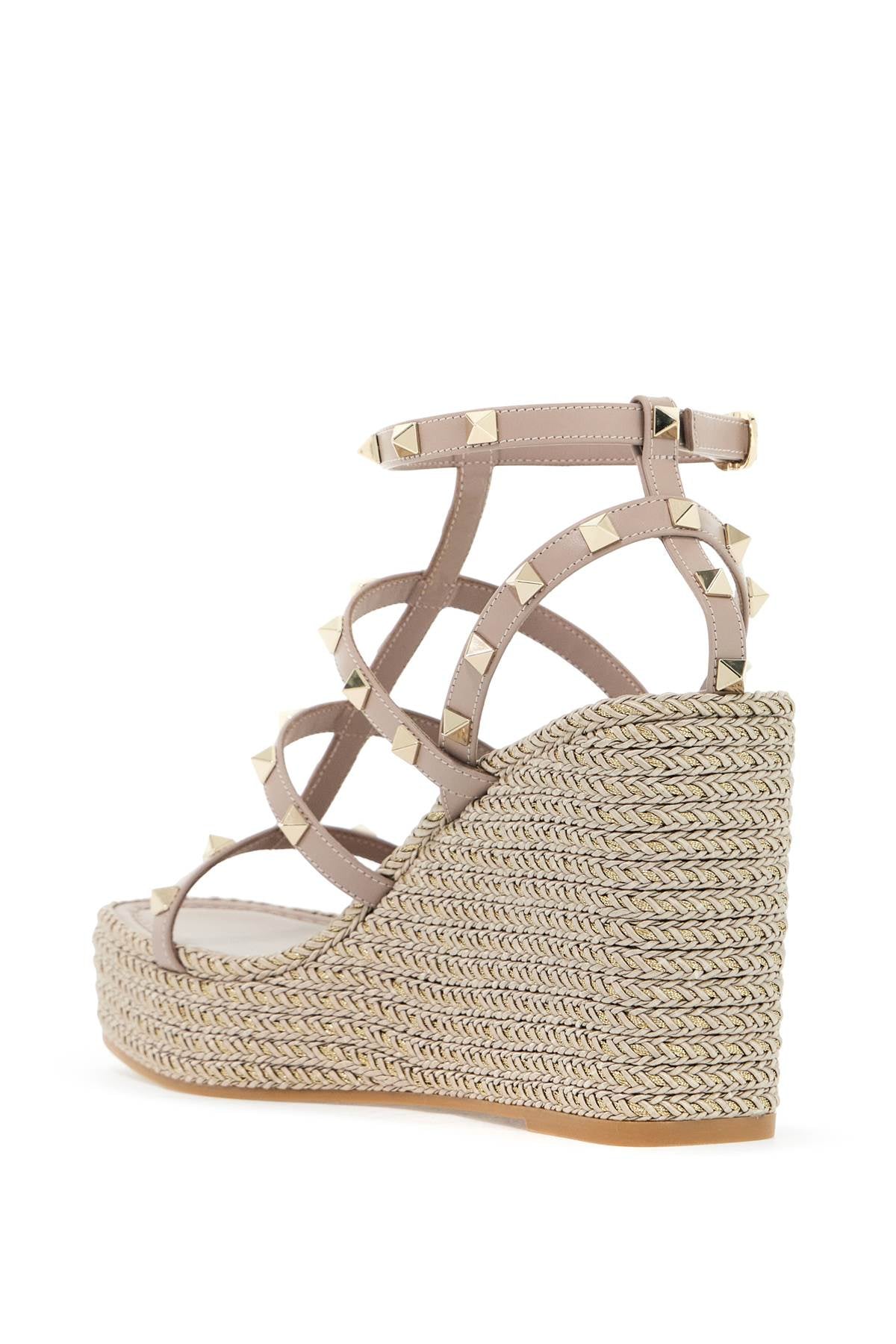 Valentino Garavani rockstud wedge sand - VivaceVenus