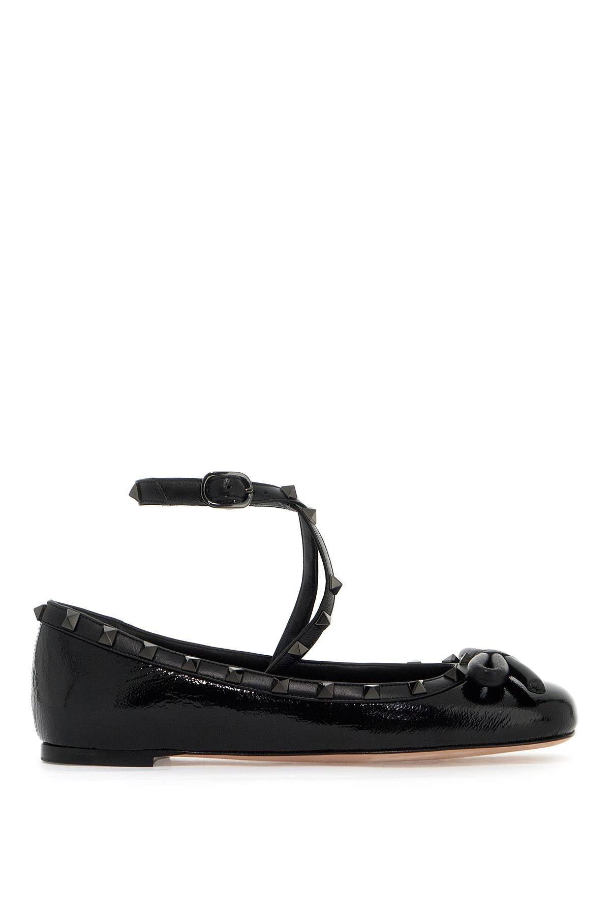 Valentino Garavani silk rockstud ballet flats - VivaceVenus