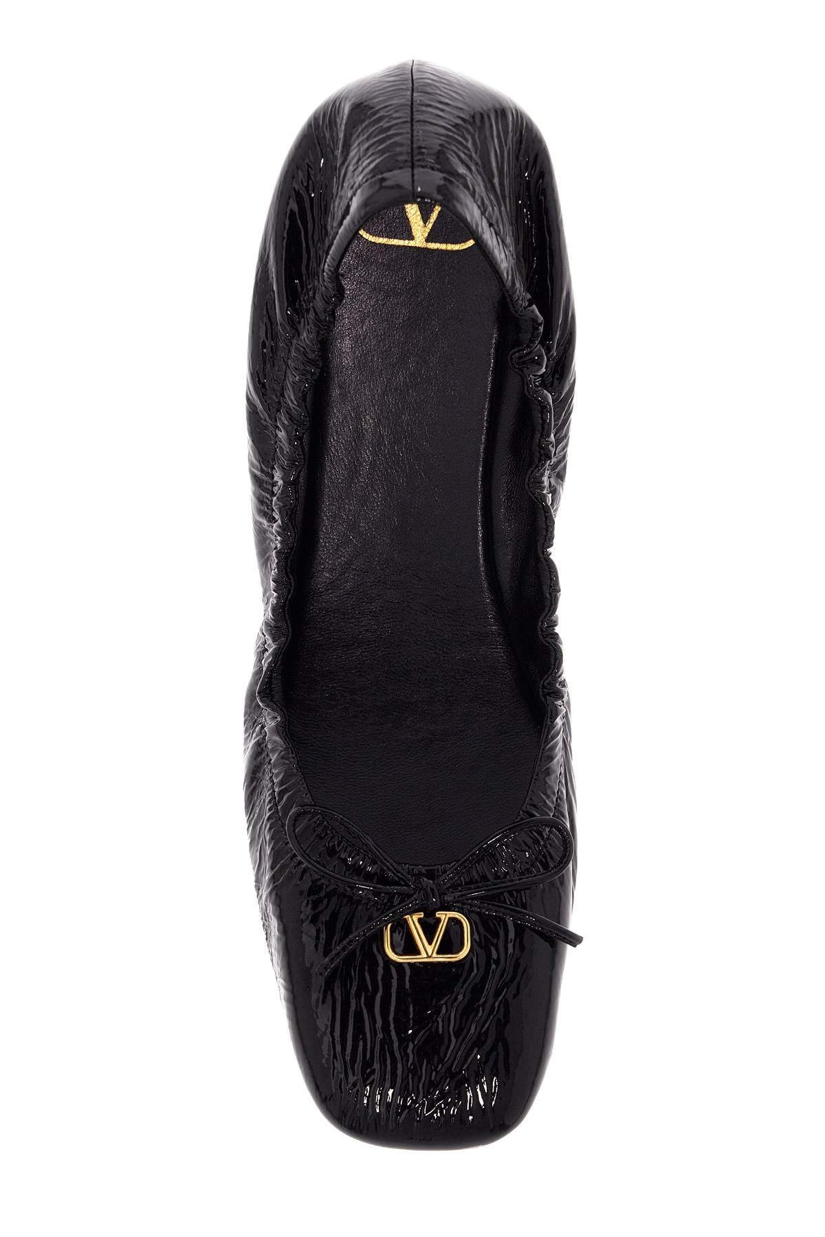 Valentino Garavani vlogo signature patent leather baller - VivaceVenus