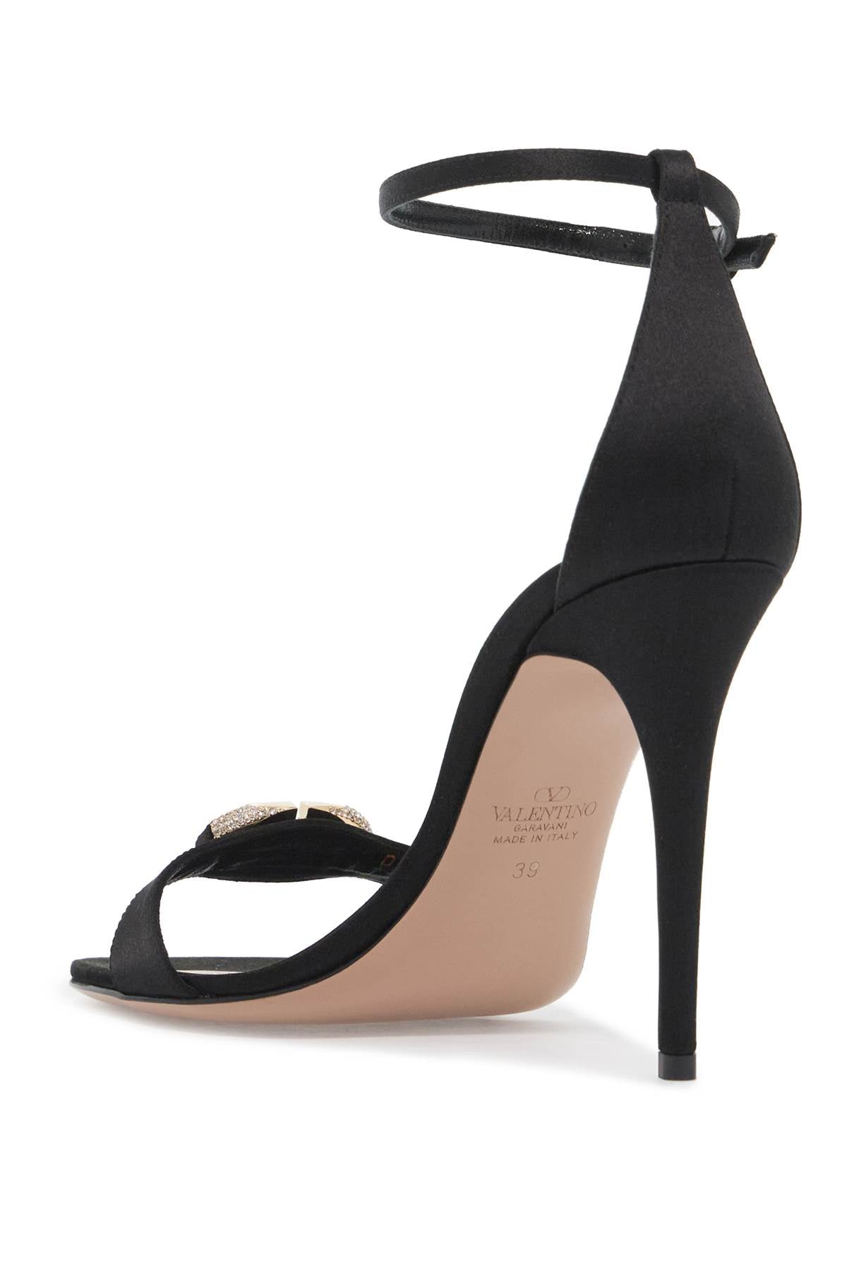 Valentino Garavani vlogo signature satin sandals - VivaceVenus