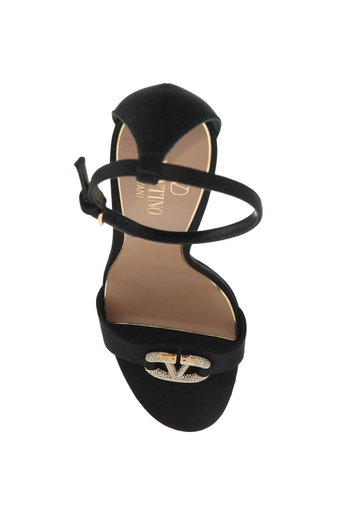 Valentino Garavani vlogo signature satin sandals - VivaceVenus