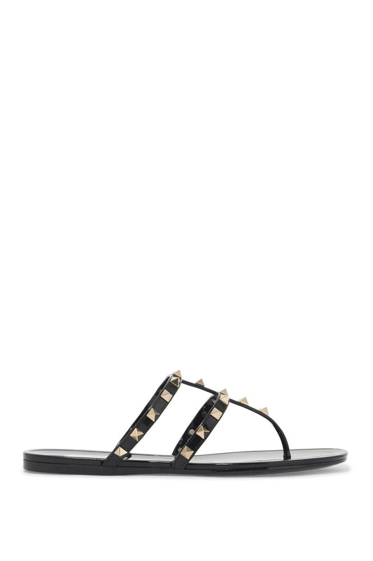 Valentino Garavani rockstud pvc thong sandals