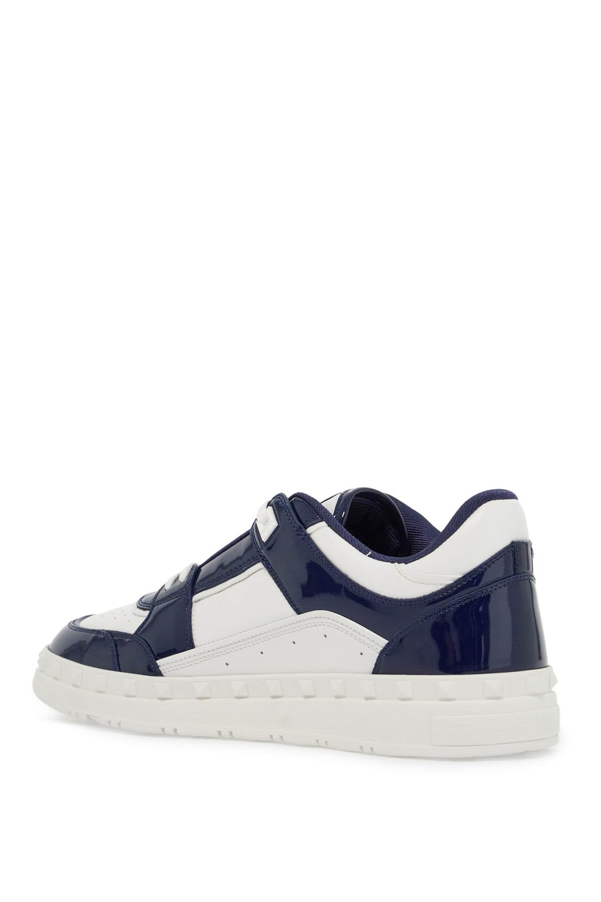 Valentino Garavani patent leather freedots low-top sneakers - VivaceVenus