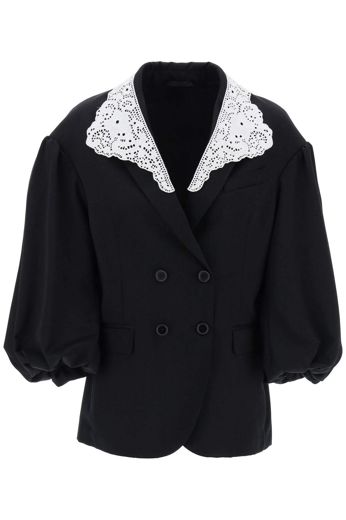 Simone Rocha "oversized blazer with lace - VivaceVenus