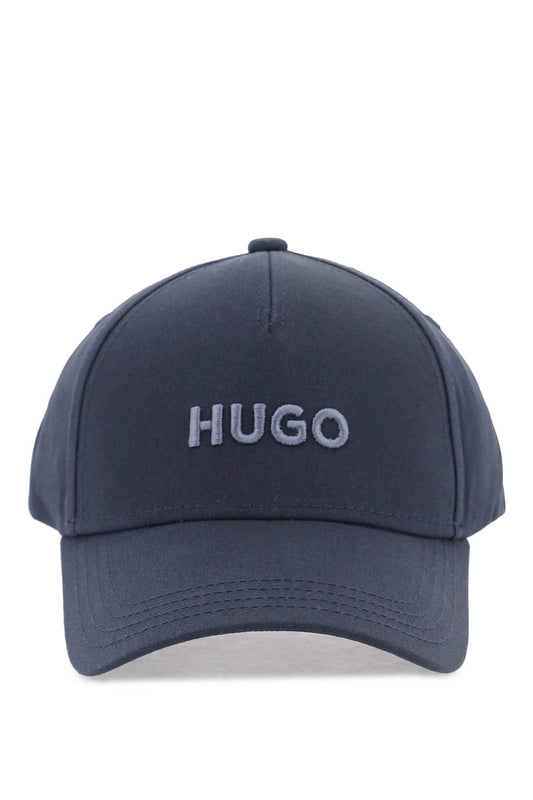 Hugo Replace With Double Quotejude Embroidered Logo Baseball Cap With   Blue
