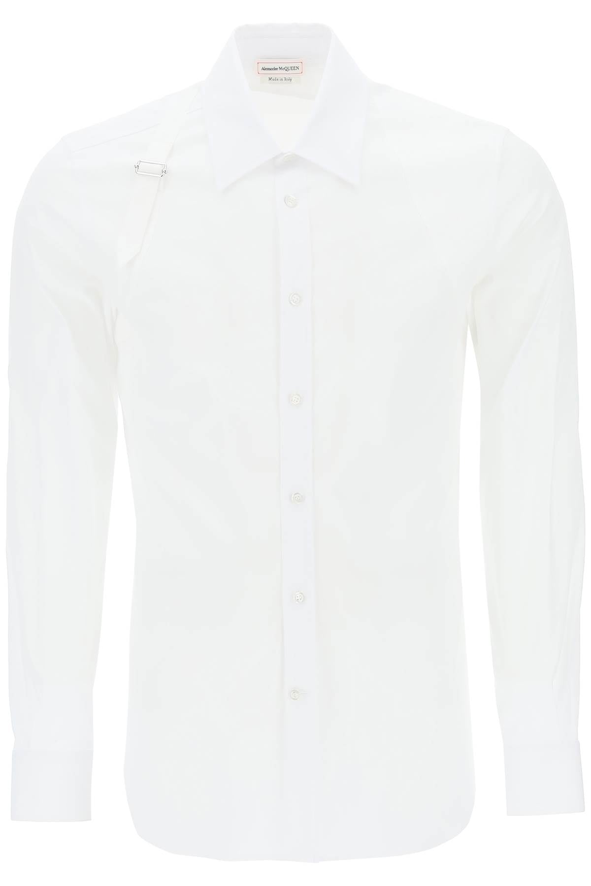 Alexander Mcqueen stretch cotton harness shirt