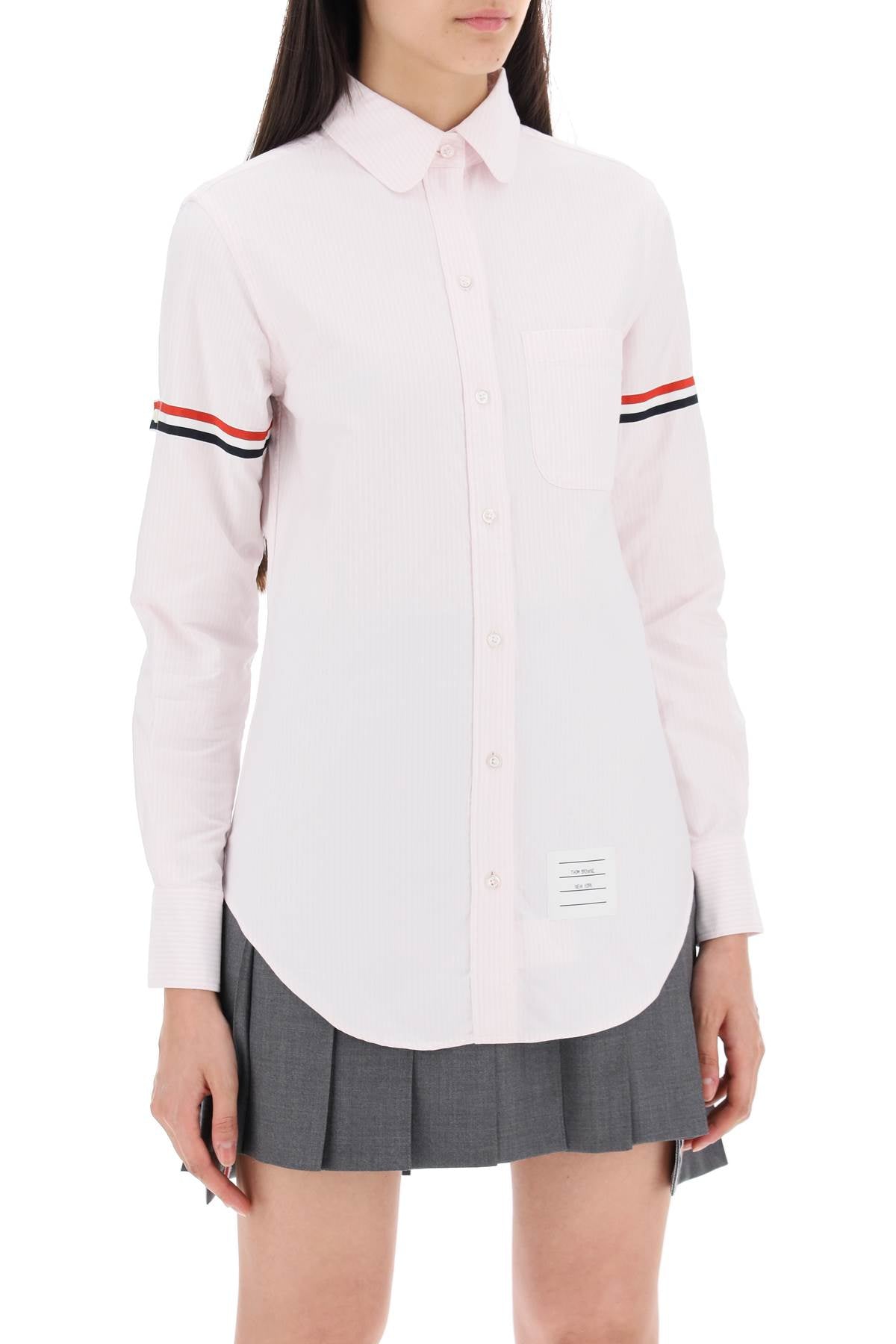 Thom Browne Oxfor Cotton Shirt   Pink