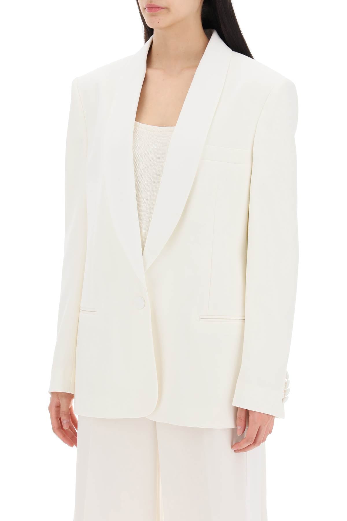 Stella McCartney single-breasted tailored blazer with sh - VivaceVenus