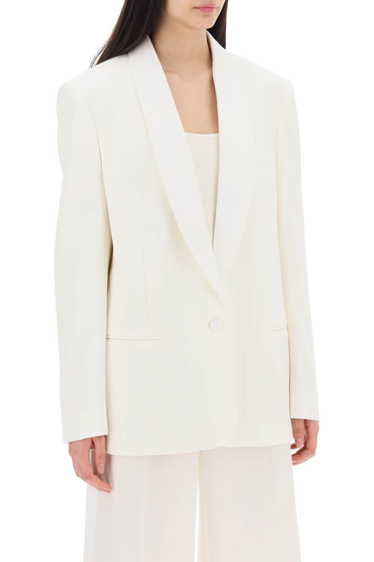 Stella McCartney single-breasted tailored blazer with sh - VivaceVenus