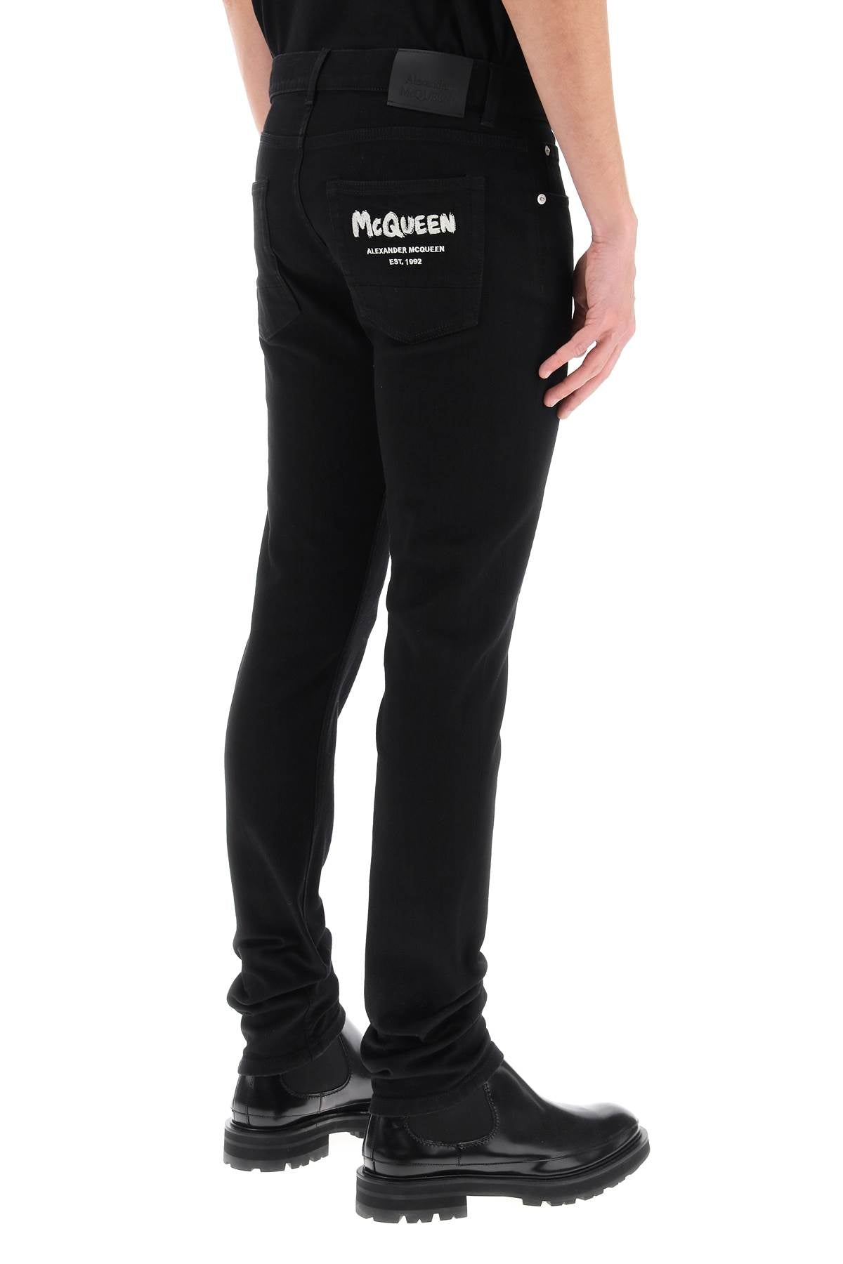 Alexander Mcqueen slim fit jeans for stylish