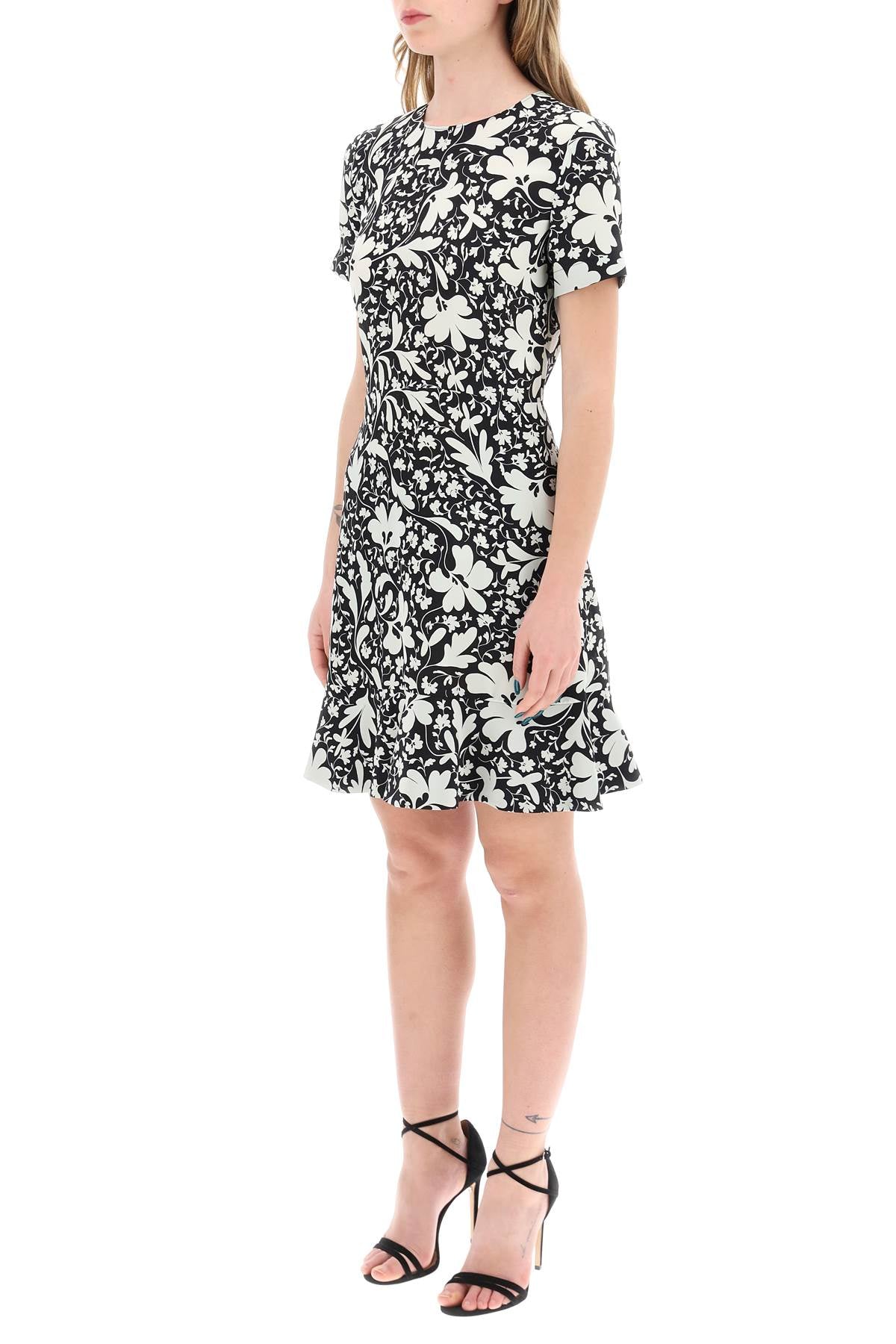 Stella McCartney floral silk mini dress by stella  iconic floral - VivaceVenus