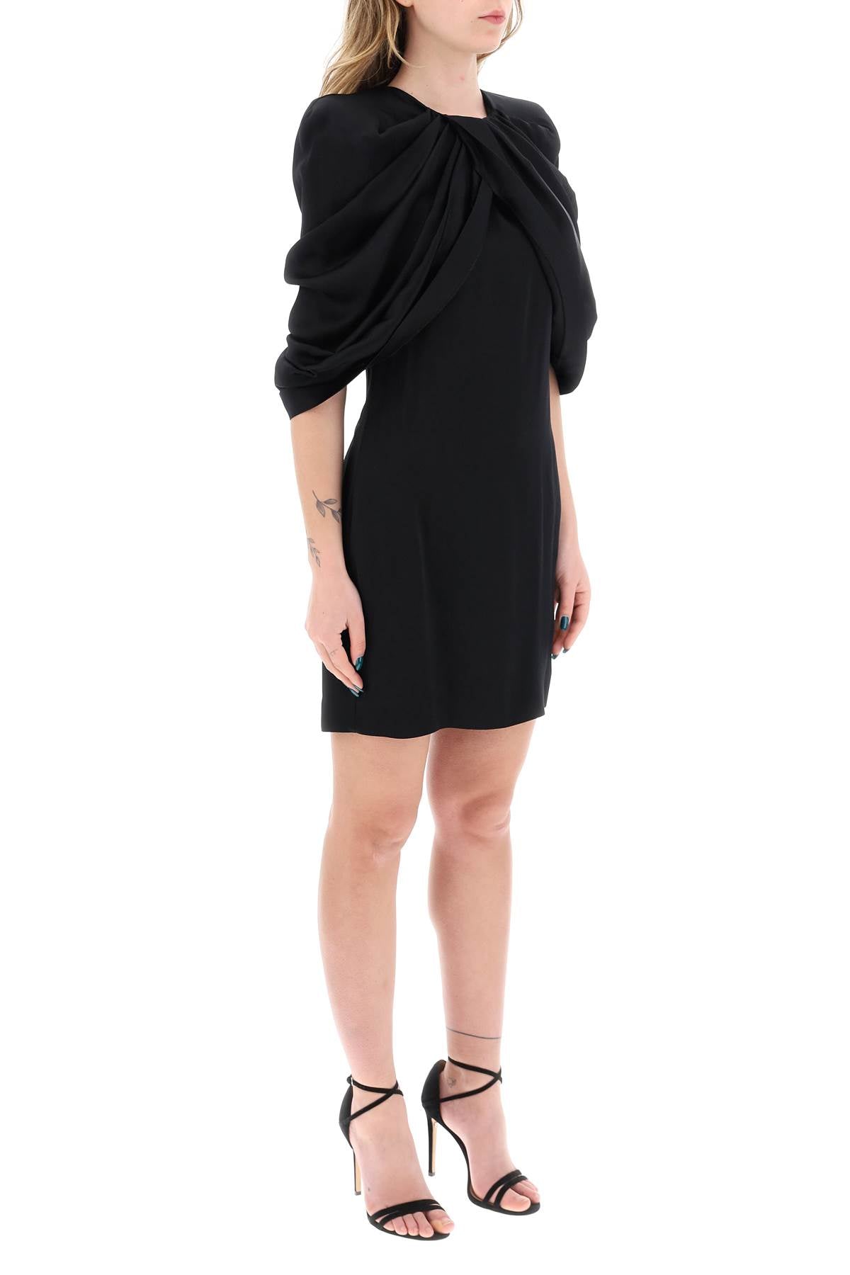 Stella McCartney mini dress with petal sleeves - VivaceVenus