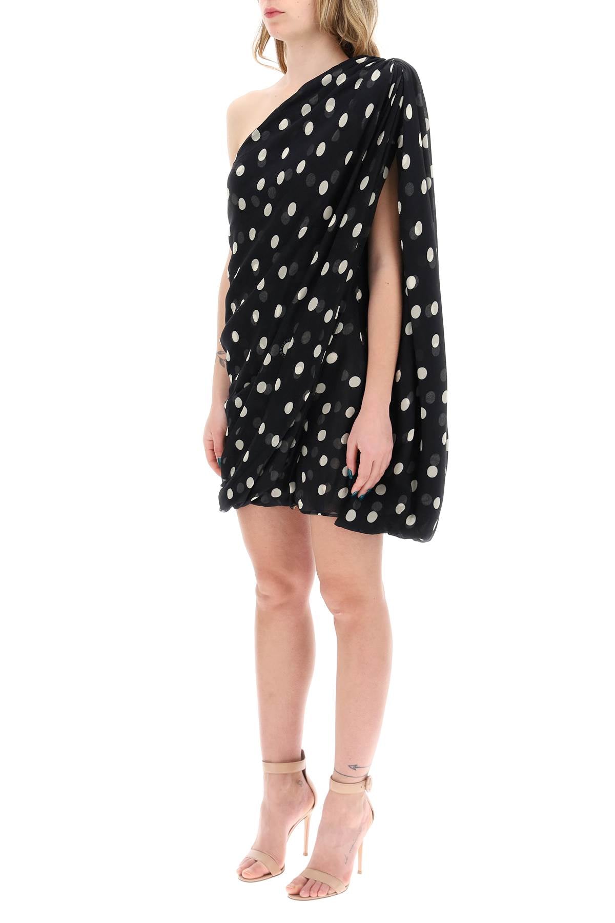 Stella McCartney silk polka dot mini dress - VivaceVenus