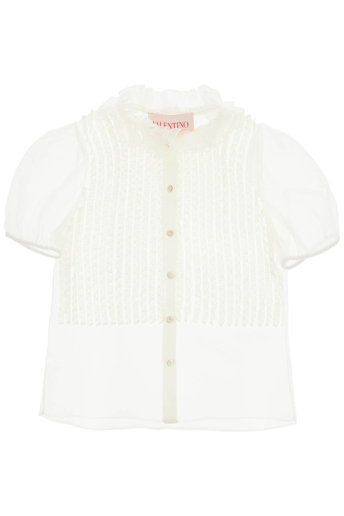 Valentino Garavani short-sleeved chiffon blouse - VivaceVenus