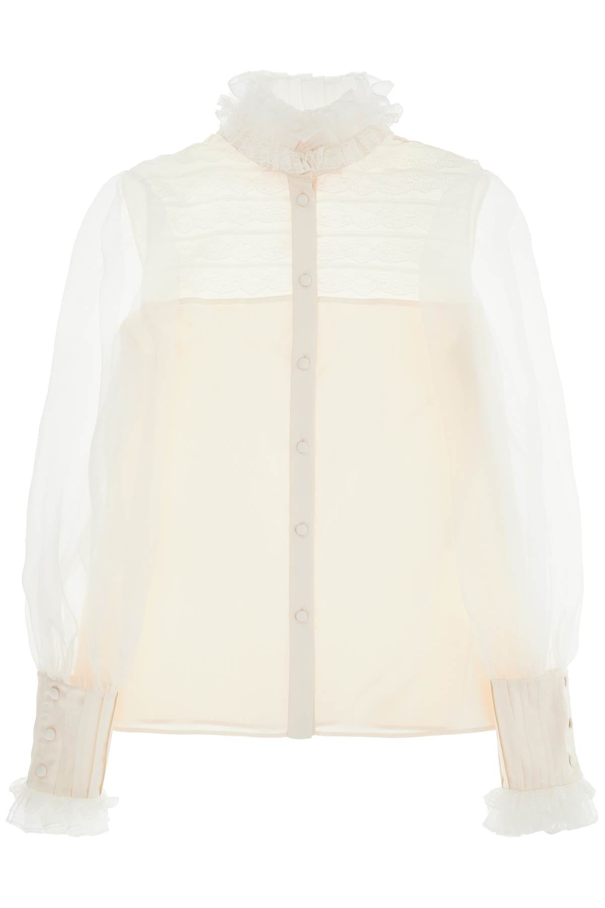 Valentino Garavani silk blouse with ruffles - VivaceVenus