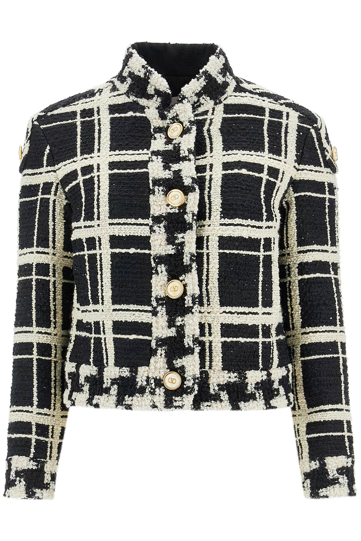 Valentino Garavani "macro check tweed jacket for - VivaceVenus